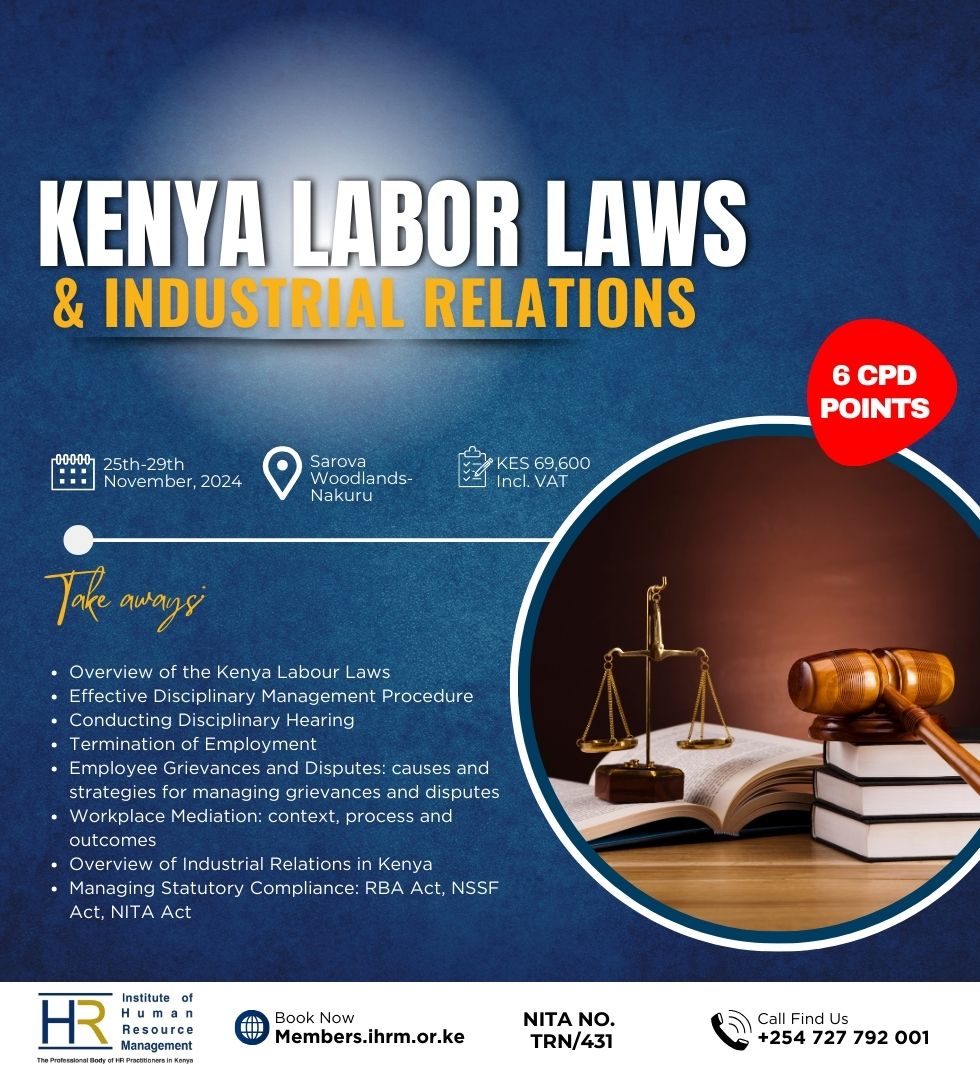 Kenya Labor Laws  & Industrial Relations