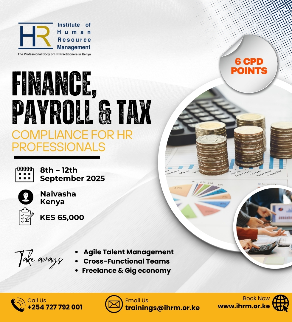 Finance, Payroll & Tax Compliance for HR Professionals