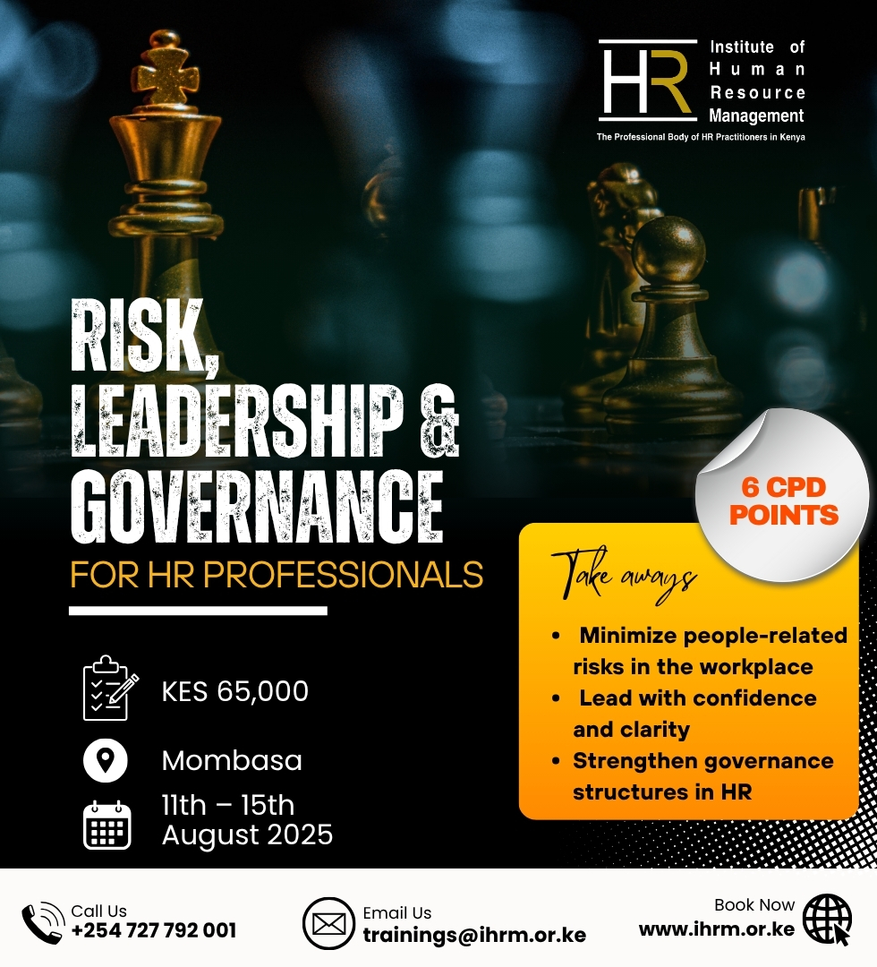 Risk, Leadership and Governance for HR Professionals