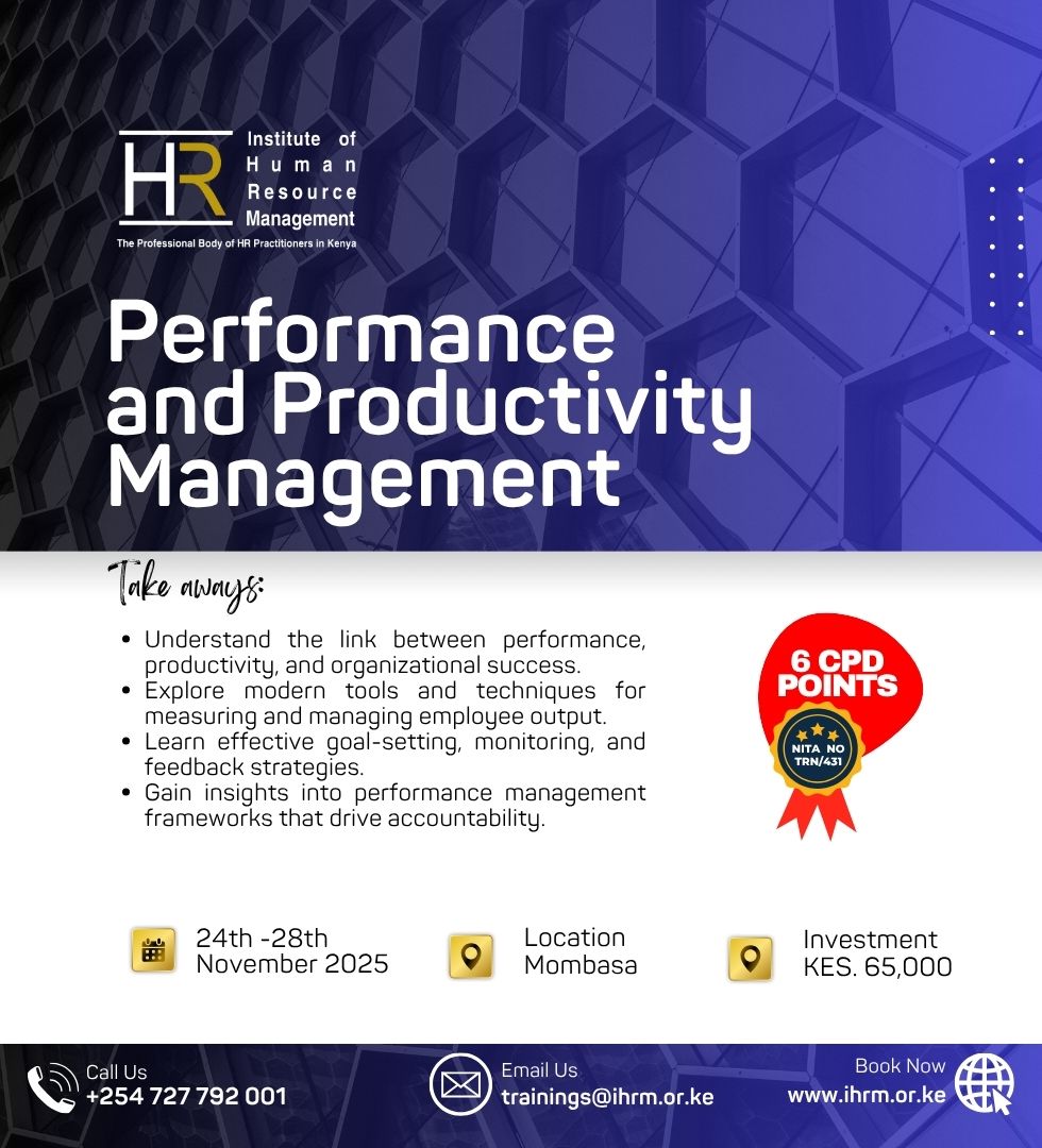 Performance and productivity management