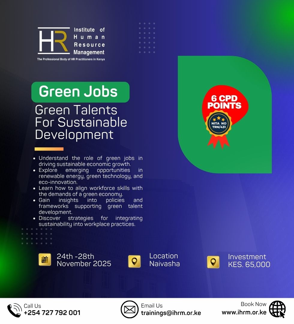 Green Jobs & Green Talents for Sustainable Development